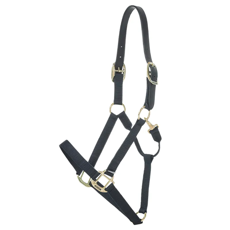 Kentucky Horsewear Nylon Breakaway Safety Headcollar - Black-1
