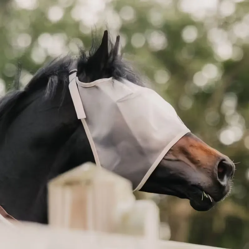 Kentucky Classic Fly Mask - Beige-2