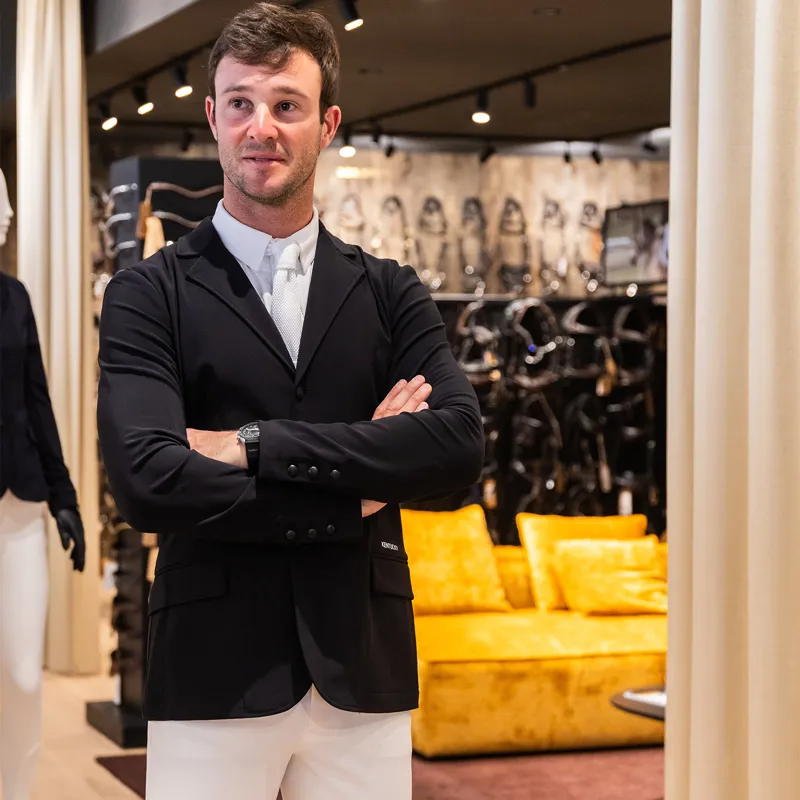 Kentucky Mens Classic Show Jacket - Black-3