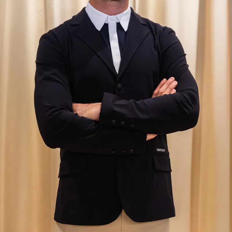 Kentucky Mens Classic Show Jacket - Navy-4