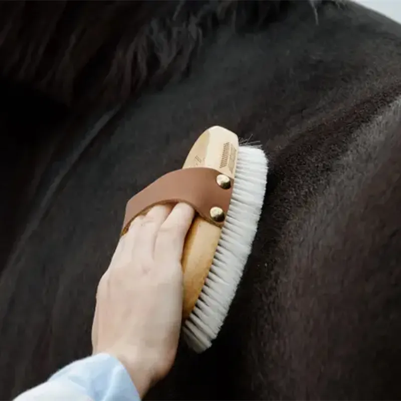 Grooming Deluxe Overall Soft Goat Hair Brush-3