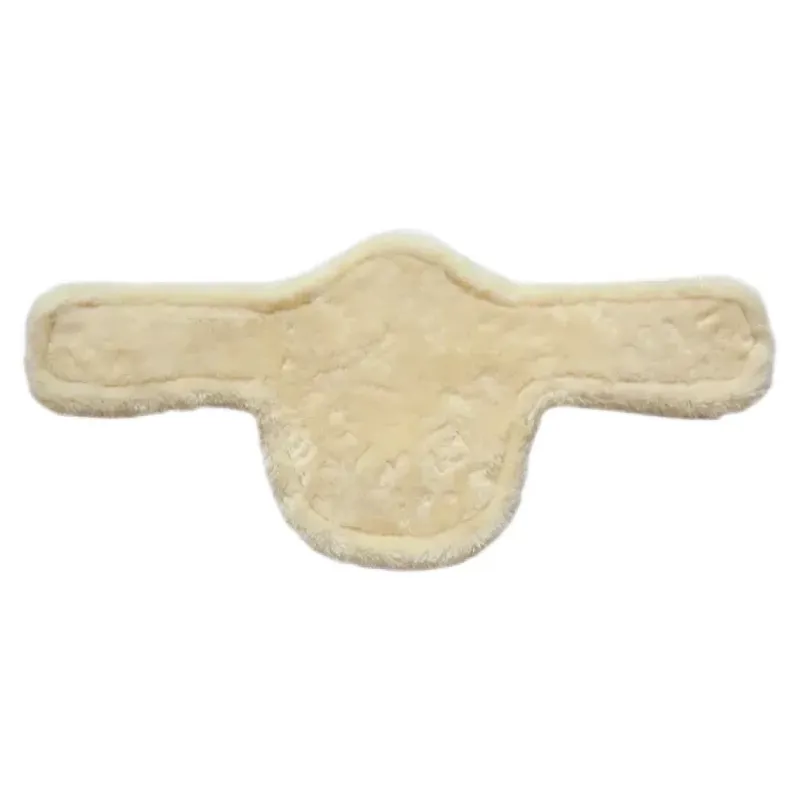 Kentucky Faux Sheepskin Short Stud Girth - Brown/Natural-1