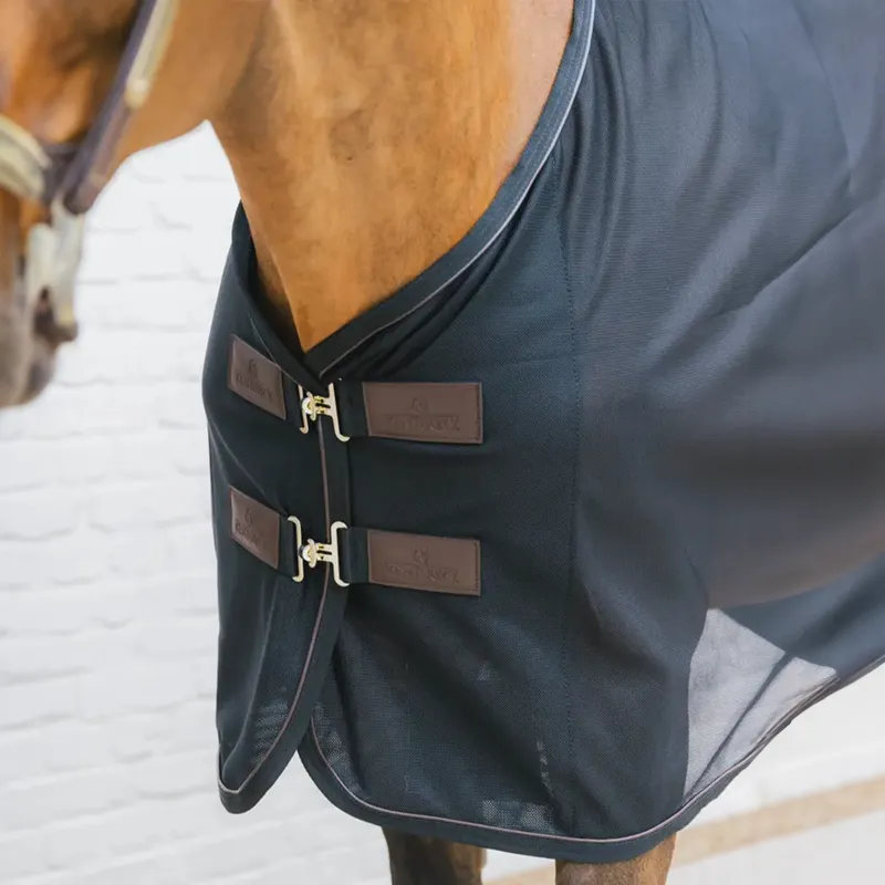 Kentucky Mesh Standard Neck Fly Sheet Rug - Black-1