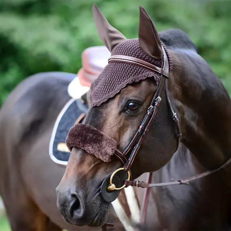 Kentucky Soundless Ears Fly Veil - Brown-1