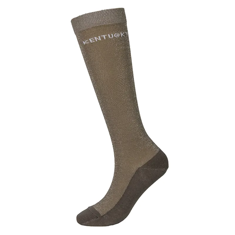 Kentucky Glitter Ladies Tall Riding Socks - Beige