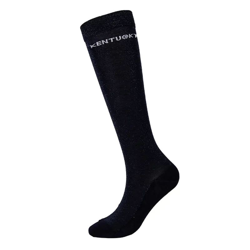 Kentucky Glitter Ladies Tall Riding Socks - Black