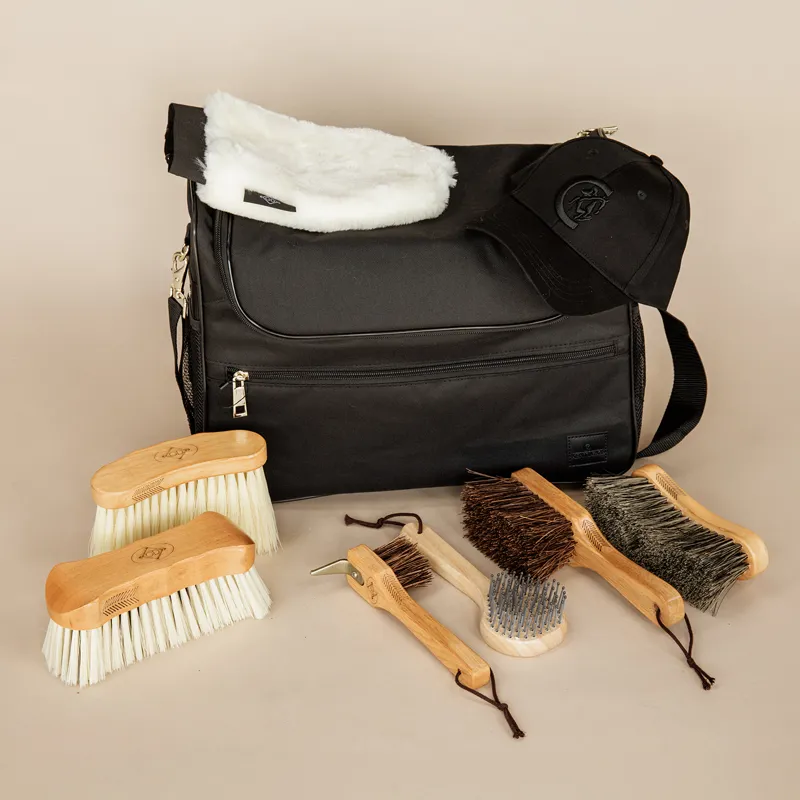 Kentucky Grooming Bag Set - Black-1