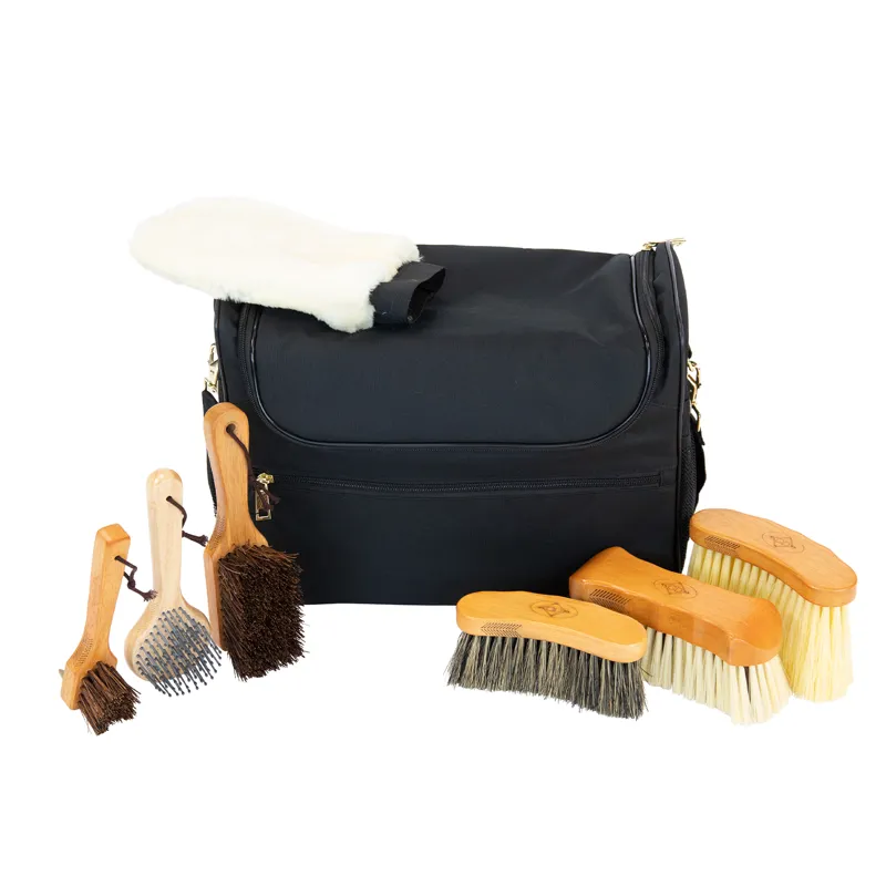 Kentucky Grooming Bag Set - Black