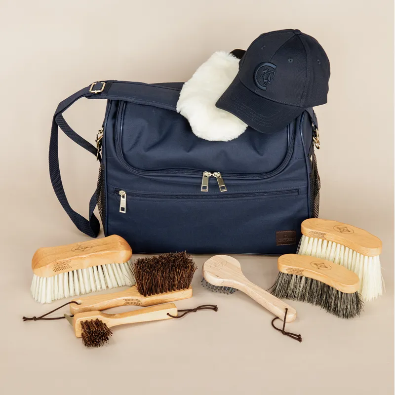 Kentucky Grooming Bag Set - Navy-3
