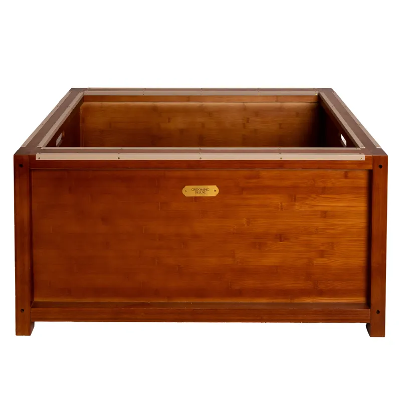 Kentucky Grooming Deluxe Bamboo Hay Slow Feeder-3