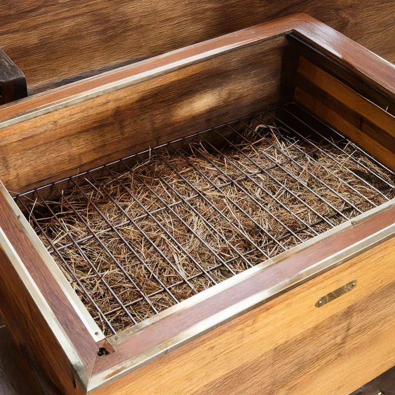 Kentucky Grooming Deluxe Bamboo Hay Slow Feeder-4