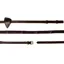 Dy'On Working 1/2 Rubber Reins with 7 Integrated Stops - Brown