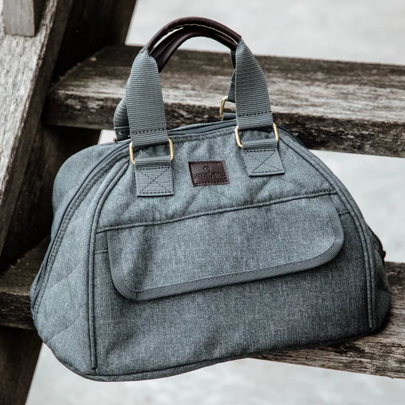 Kentucky Riding Hat Bag - Grey