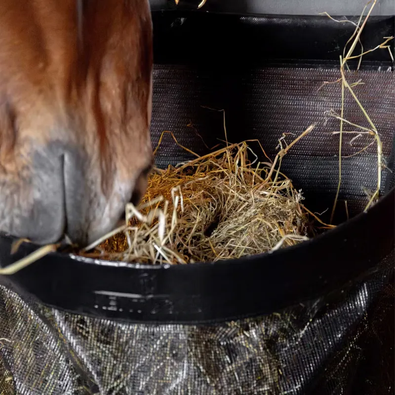 Grooming Deluxe Straight Hay Bag - Black-2