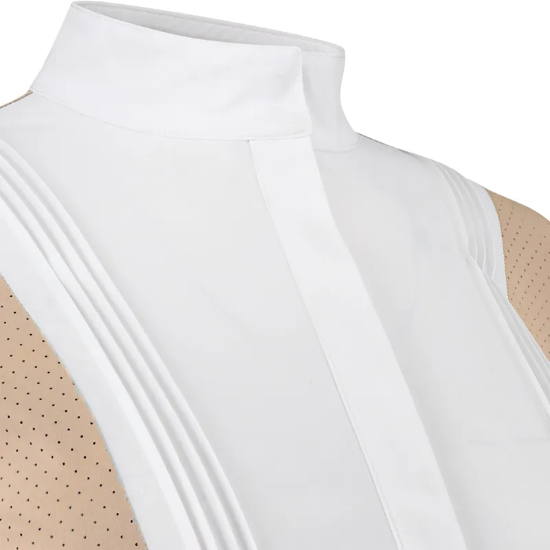 Kentucky Heritage Air Womens Short Sleeve Show Shirt - Beige-2