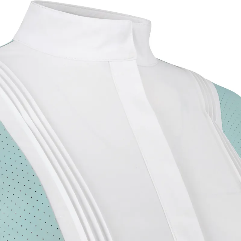 Kentucky Heritage Air Womens Short Sleeve Show Shirt - Dusty Blue-2