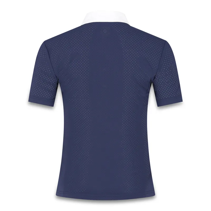 Kentucky Heritage Air Womens Short Sleeve Show Shirt - Navy-1