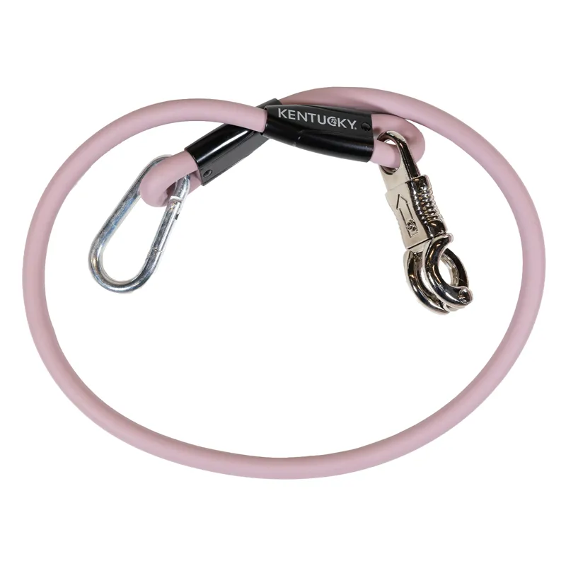 Kentucky Horsebox Cross Tie Lead - Old Rose