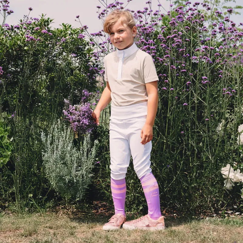 Kentucky Junior Stripes Socks 2 Pack - Purple/Dark Green-1