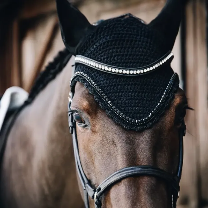 Kentucky Long Stone and Pearl Soundless Fly Veil - Black-1