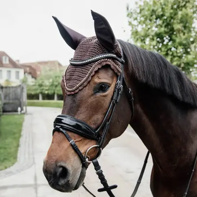 Kentucky Long Stone and Pearl Fly Veil - Brown