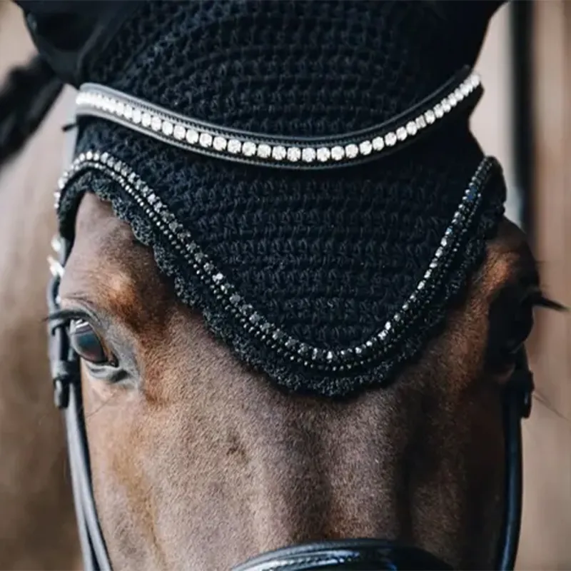 Kentucky Long Stone and Pearl Soundless Fly Veil - Black-4