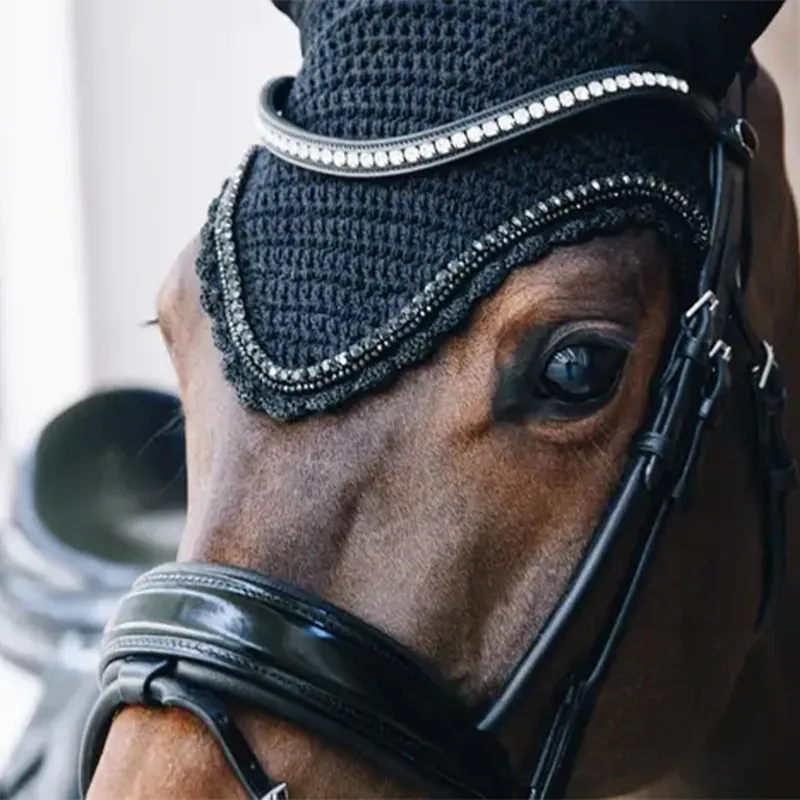 Kentucky Long Stone and Pearl Soundless Fly Veil - Black-2