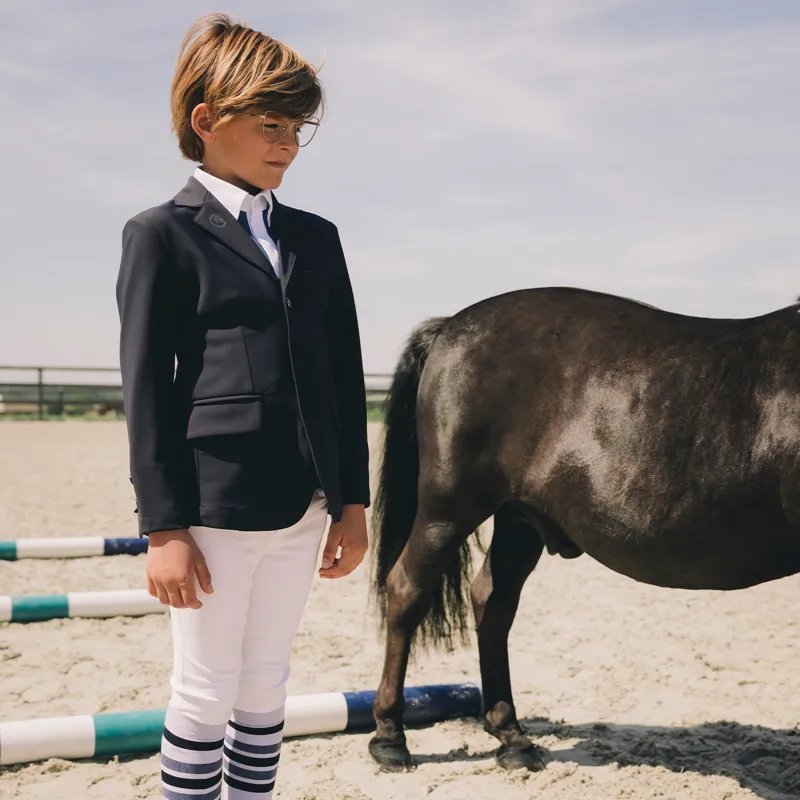 Kentucky Lyon Junior Boys Show Jacket - Navy-6
