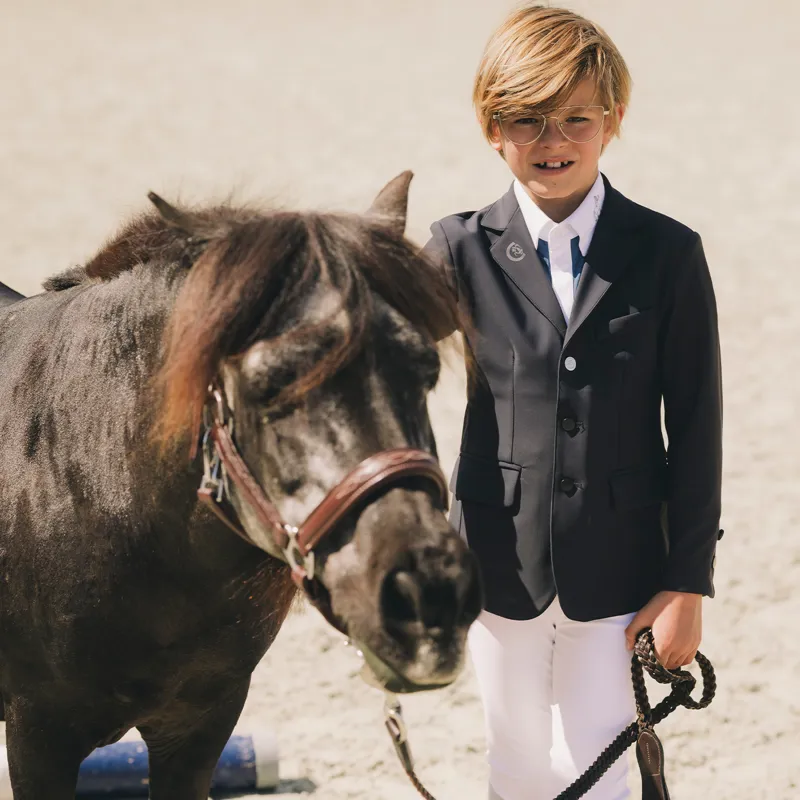 Kentucky Lyon Junior Boys Show Jacket - Navy-5