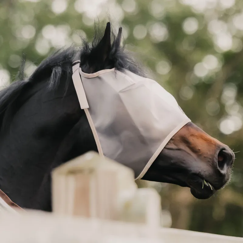 Kentucky Classic Fly Mask - Beige-1