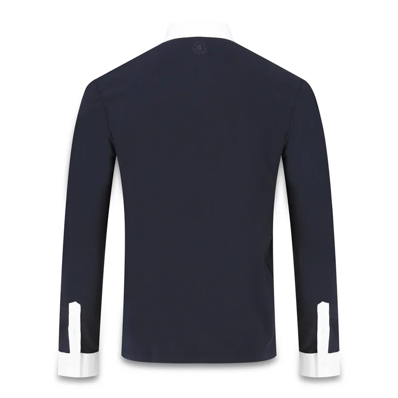 Kentucky Classic Mens Long Sleeve Show Shirt - Navy-2