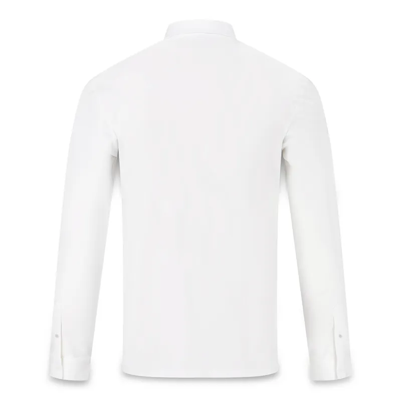Kentucky Classic Mens Long Sleeve Show Shirt - White-2