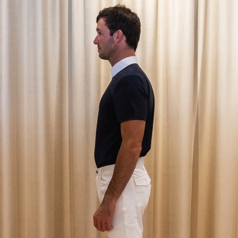 Kentucky Classic Mens Short Sleeve Show Shirt - Navy-5