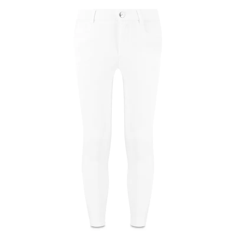 Kentucky Mexico City Junior Boys Knee Grip Compeition Breeches - White-1
