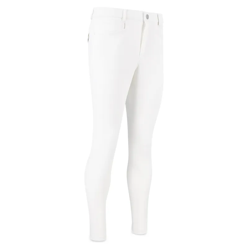 Kentucky Mexico Mens Full Grip Competition Breeches - White
