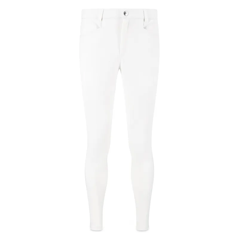 Kentucky Mexico Mens Full Grip Competition Breeches - White-1