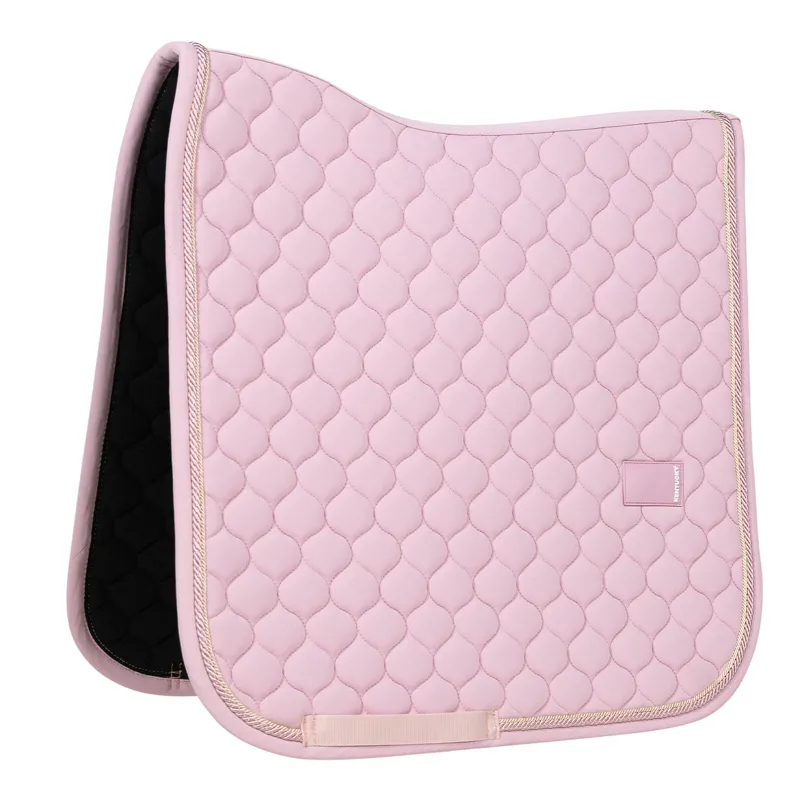Kentucky Rubber Logo Onion Quilt Dressage Saddlecloth - Light Pink