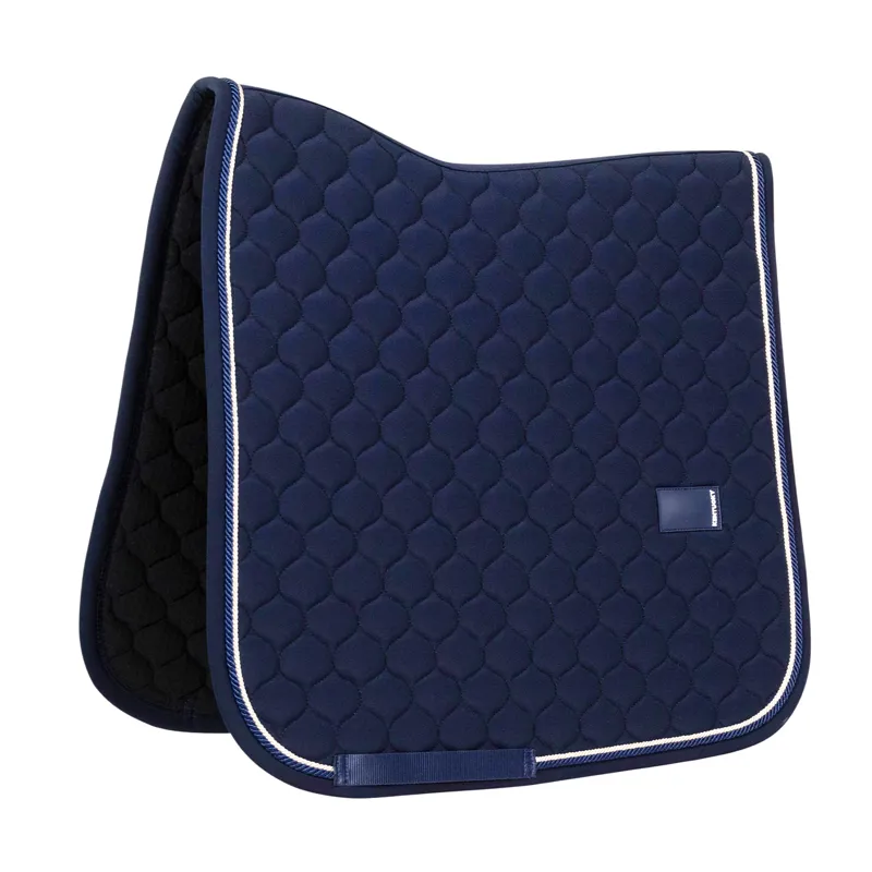 Kentucky Rubber Logo Onion Quilt Dressage Saddlecloth - Navy