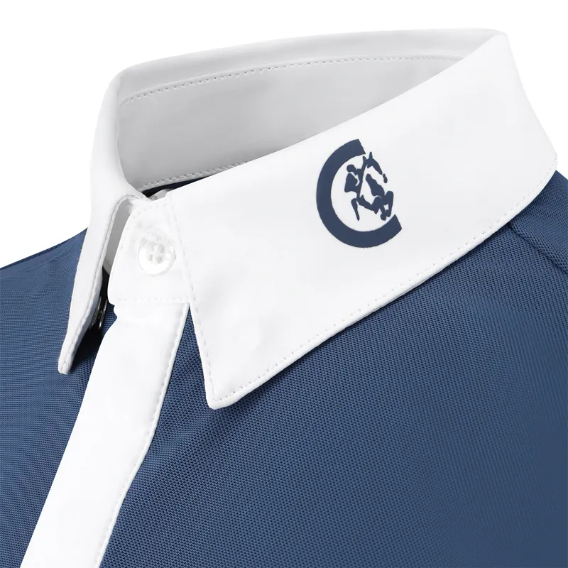 Kentucky Osaka Junior Boys Short Sleeve Show Shirt - Navy-2