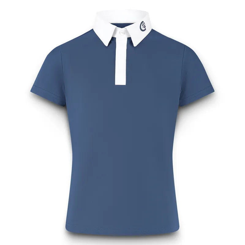 Kentucky Osaka Junior Boys Short Sleeve Show Shirt - Navy