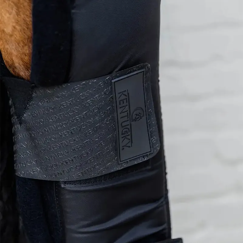 Kentucky PROtect Long Stable/Travel Hind Boots - Black-4