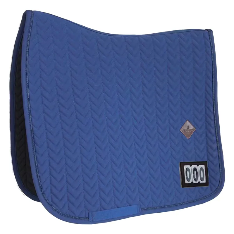 Kentucky Fishbone Competition Dressage Number Saddlecloth - Navy-1
