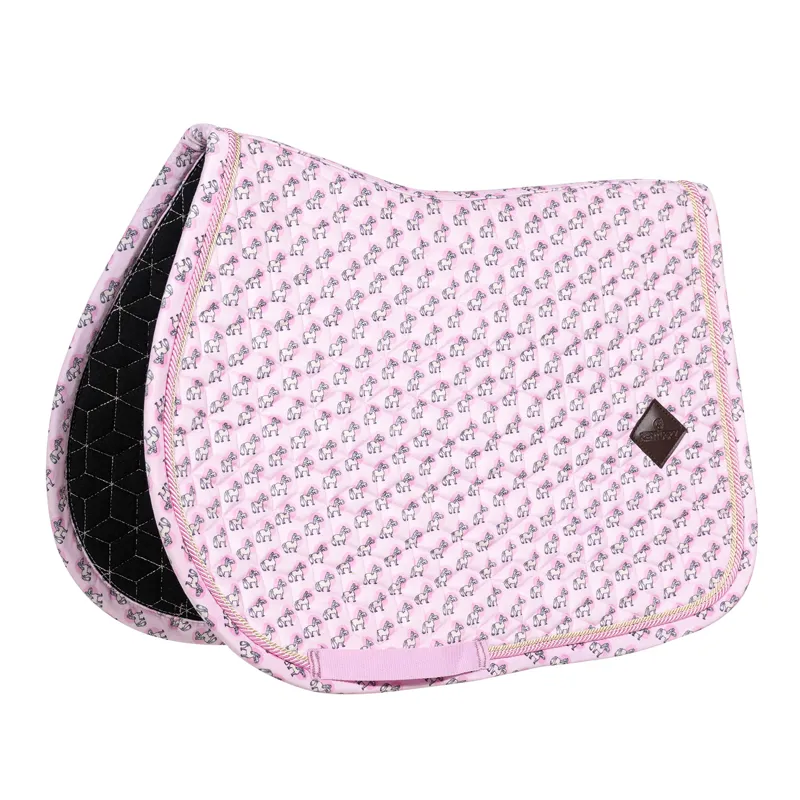 Kentucky Sammy Collection Show Jumping Saddlecloth - Old Rose-1