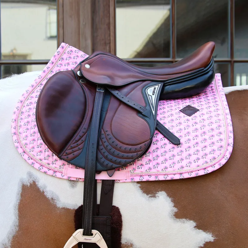 Kentucky Sammy Collection Show Jumping Saddlecloth - Old Rose