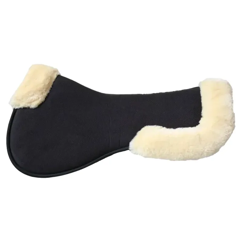 Kentucky Sheepskin Anatomic Absorb Half Pad - Black/Natural