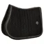 Kentucky Fishbone Plaited Glitter Rope Velvet Jumping Saddlecloth - Black
