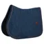 Kentucky Fishbone Plaited Glitter Rope Velvet Jumping Saddlecloth - Navy