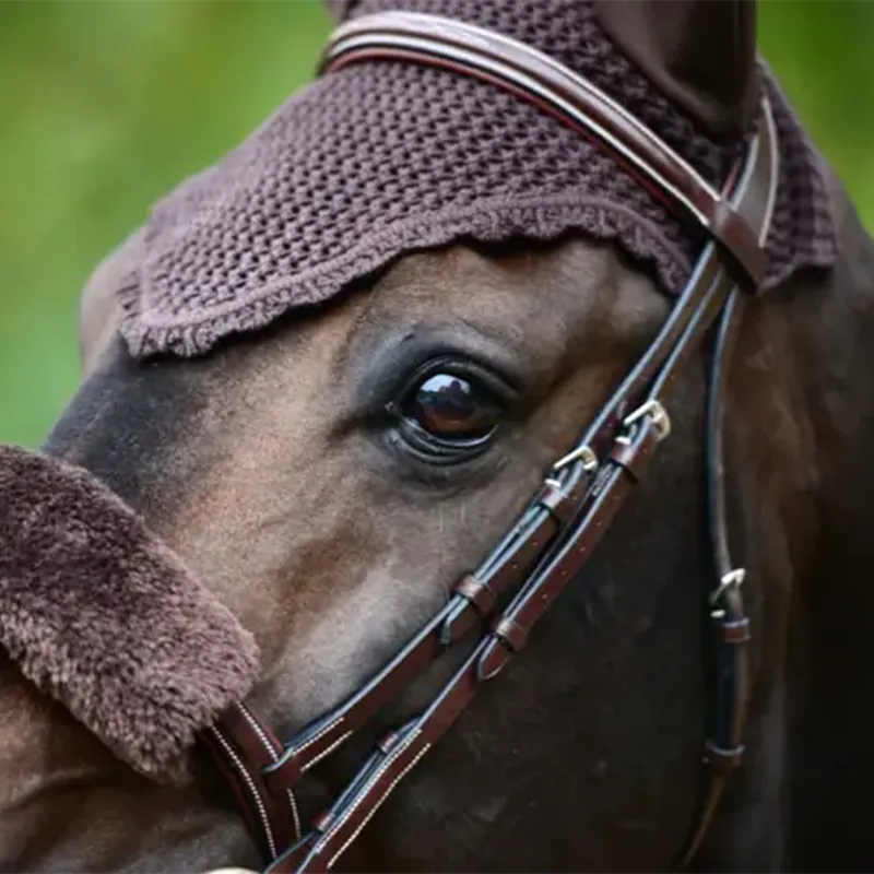 Kentucky Soundless Ears Fly Veil - Brown-2