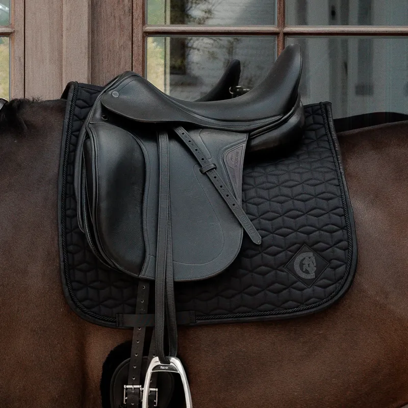 Kentucky Sparkling Dressage Saddlecloth - Black