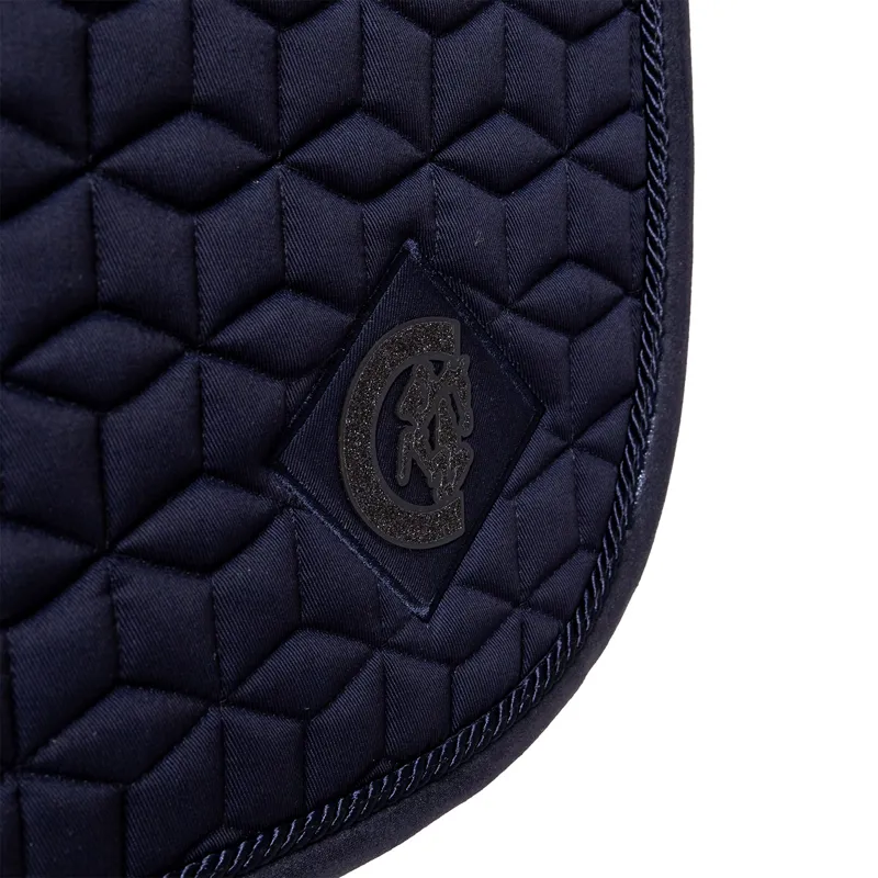 Kentucky Sparkling Dressage Saddlecloth - Navy-2